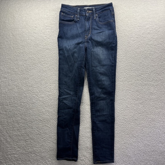 Levi's Denim - Levis Jeans Womens 27 Blue Denim Jeans 721 High Rise Skinny Casual Active Chore